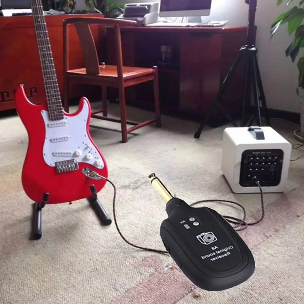 

Guitar Wireless Transmitter Receiver Guitar Wireless System Transceiver 50 Meters Range Maximum Data Transmission For Guitar
