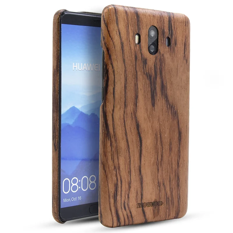 

Showkoo Wood Original Case Wooden Shell For Huawei Mate 10 Pro Shockproof Slim Case For Huawei Mate 10 Wooden Cover Mate 10 Pro