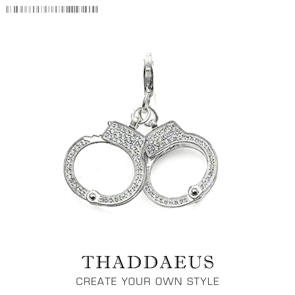 

Pendant Handcuff Pave,2017 New Fashion Glam 925 Silver Jewelry Thomas Style Sterling Necklace Accessorie Gift For Ts Soul Woman