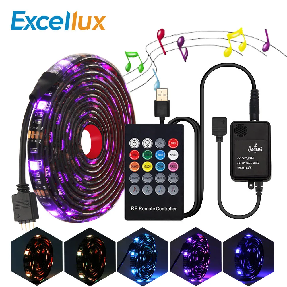 5050 цветная (RGB светодиодный лента с 20Key RF пульт дистанционного управления