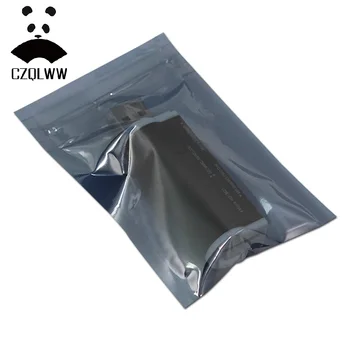 

100pcs/lot 6*12cm ESD Anti Static Shielding Bags Package Bag Zip Lock Ziplock Waterproof Self Seal Antistatic Storage Pack Bag