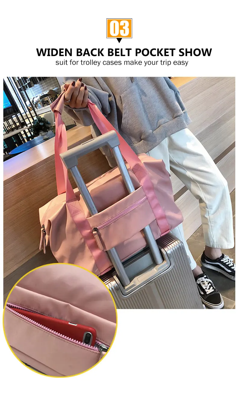 Sports Gym Fitness Dry Wet Separation Yoga Bag Travel Handbags For Shoes Women the Shoulder Sac De Sport Luggage Duffle XA965WD