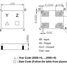 5 шт. TA0406A 0406A пила фильтр 1575,42 МГц SMD 2,0x1,6 мм