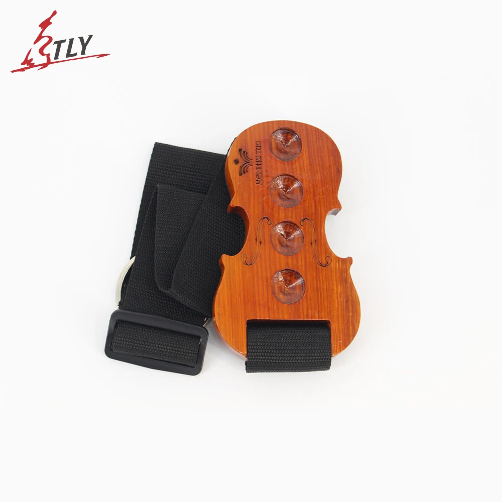 

New Violin Shape Cello Non-slip Mat Oak Wood Cleat Slip Pad for Cello Bass