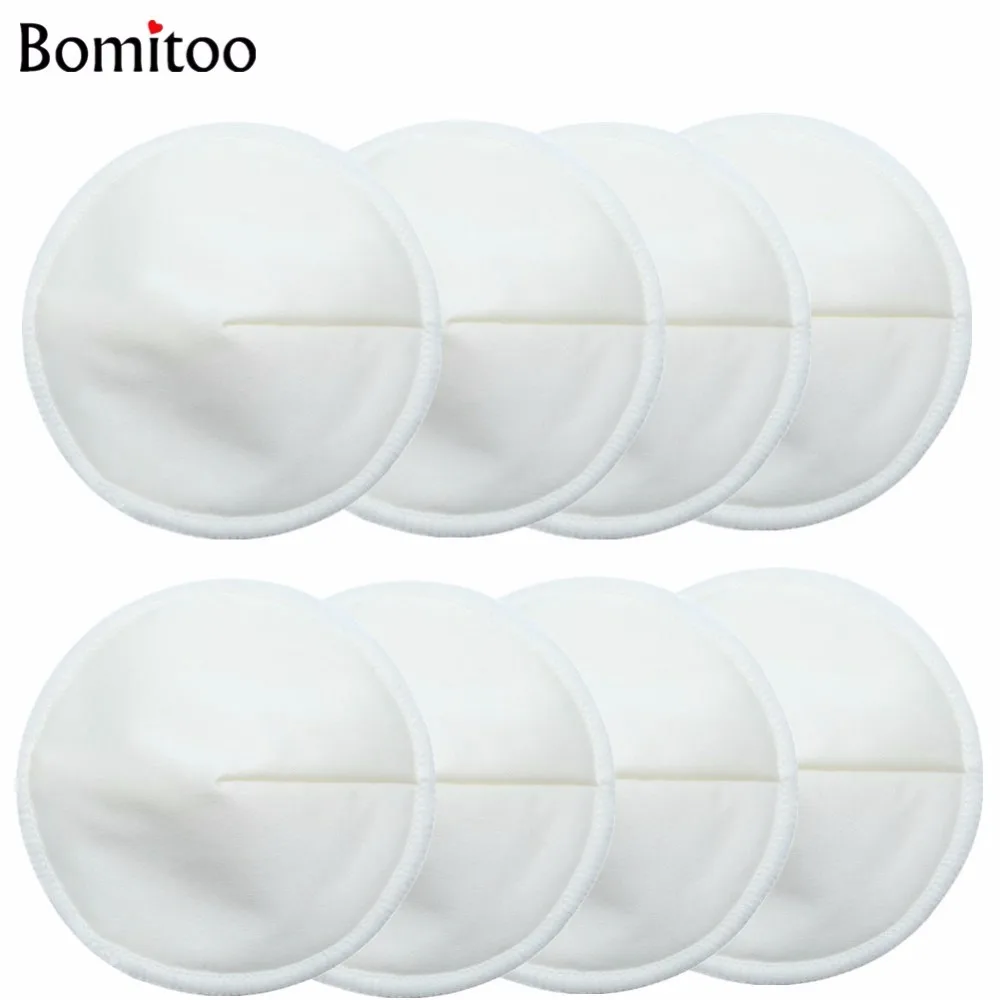 [Bomitoo]8 Pcs Mums Anti-overflow Maternity Nursing Pads Contoured Multi Color Baby Feeding Pad Nursing Pads Wholesale