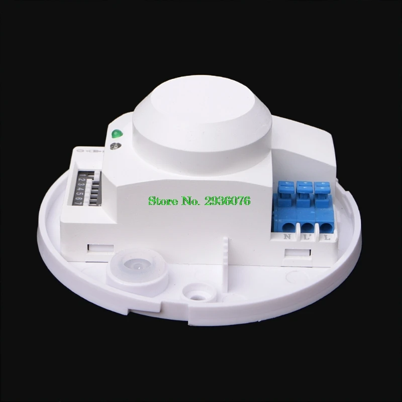 

220V 800W Microwave Radar Sensor PIR Occupancy Body Motion Detector Light Switch