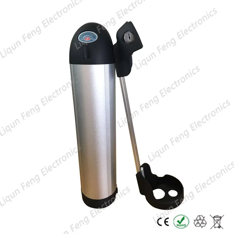 Flash Deal Wholesale 5pcs/lot Free Tax Electric Bike Battery 36V 15AH Water bottle li-ion Battery 36V 500W E-Bike kettle battery with Charg 11