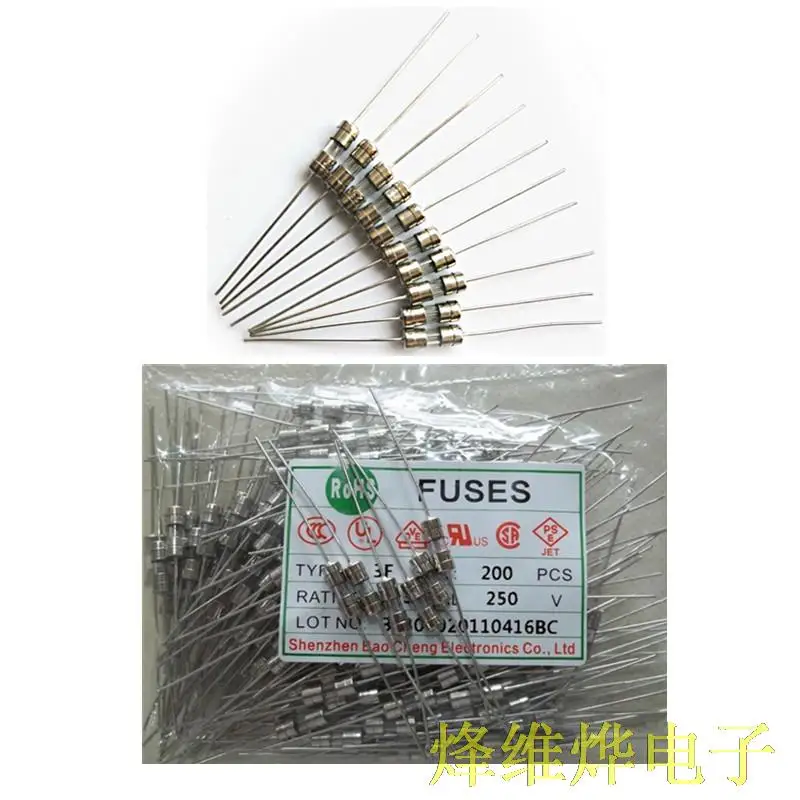 3.6 * 10 fuse F4A 250V Bicapped environmental fast break Leaded Fuse 400PCS / bag | Обустройство дома