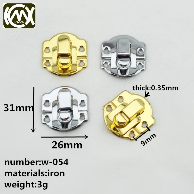 Wooden Box Lock Wooden Fastener Iron Box Lock Iron Fastener Hasps 10pcs/lot Wooden