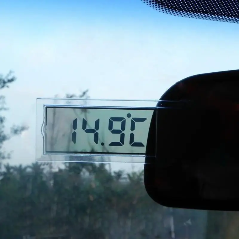 Автомобильный ЖК-цифровой Оконный термометр на окно по Цельсию по Фаренгейту автомобильные цифровые часы тип оскулума lcd Автомобильный