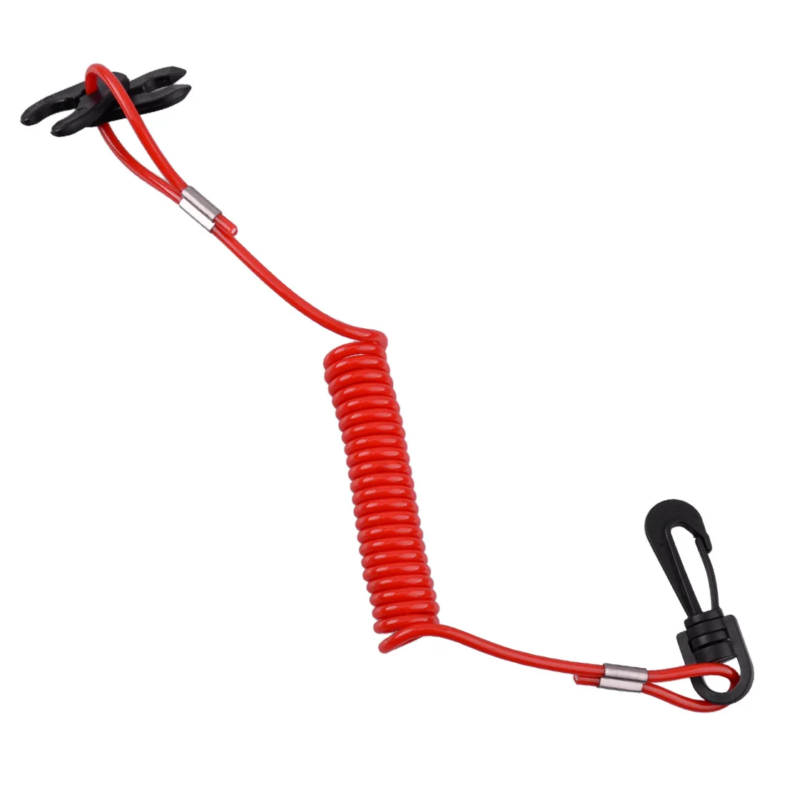 Boat Kill Switch Key Lanyard Tether Fits Honda Yamaha Mercury Evinrude Johnson
