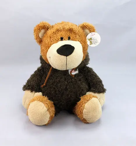 

nice plush toy stuffed doll happy bear Clothing Dressing Coat birthday gift 1pc