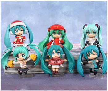 

Hatsune Miku Selection Figure Character Vocal Series 01 Miku Action Figure Toy 6pcs/set 6.5cm