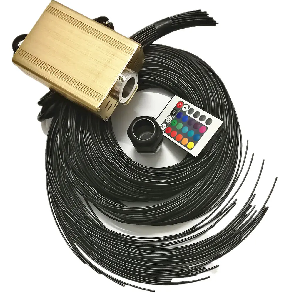 2mm Waterproof PMMA Fiber Optic Lighting Cable 30pcs Length 2m with PVC for Sauna Room or Outerdoor Solution