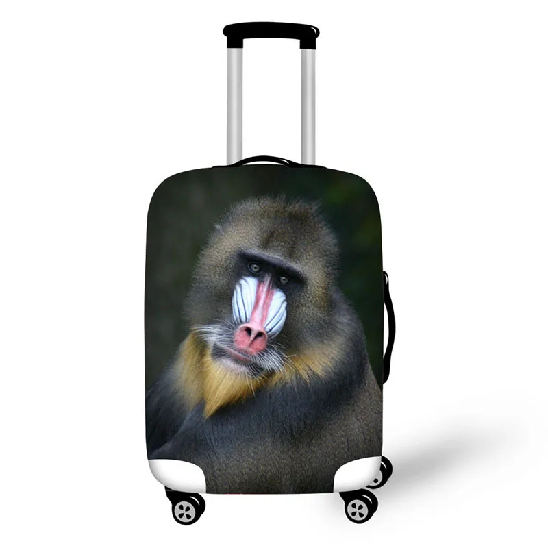 Animal Monkey Print Travel Accessories Suitcase Protective Covers 18-32 Inch Elastic Luggage Dust Cover Case Stretchable Animal Monkey Print Travel Accessories Suitcase Protective Covers 18-32 Inch Elastic Luggage Dust Cover Case Stretchable