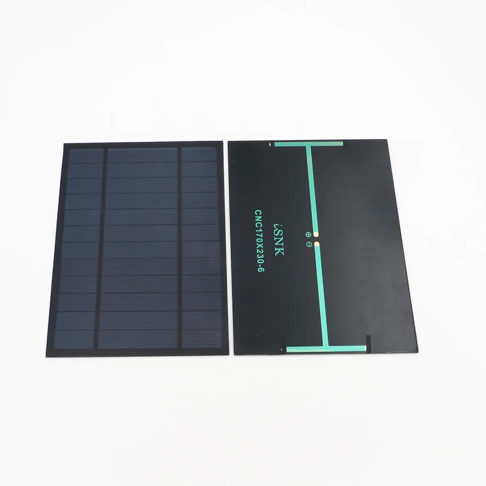 6 в 6 Вт удлинительная Проводная Солнечная Панель поликристаллический USB DIY зарядное устройство маленькая мини солнечная батарея кабель игрушка 6 Вт 6 в вольт Вт