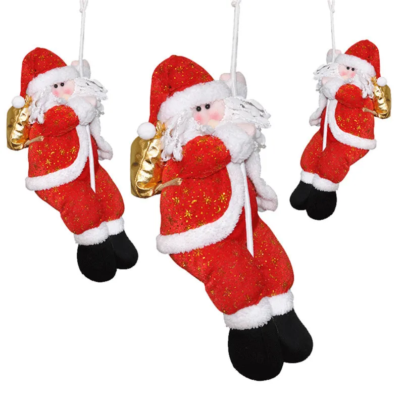 

30/40/50cm Christmas Decorations for Home Cartoon Fabrics Santa Claus Showcase Decor Christmas Tree and Other Places House Decor