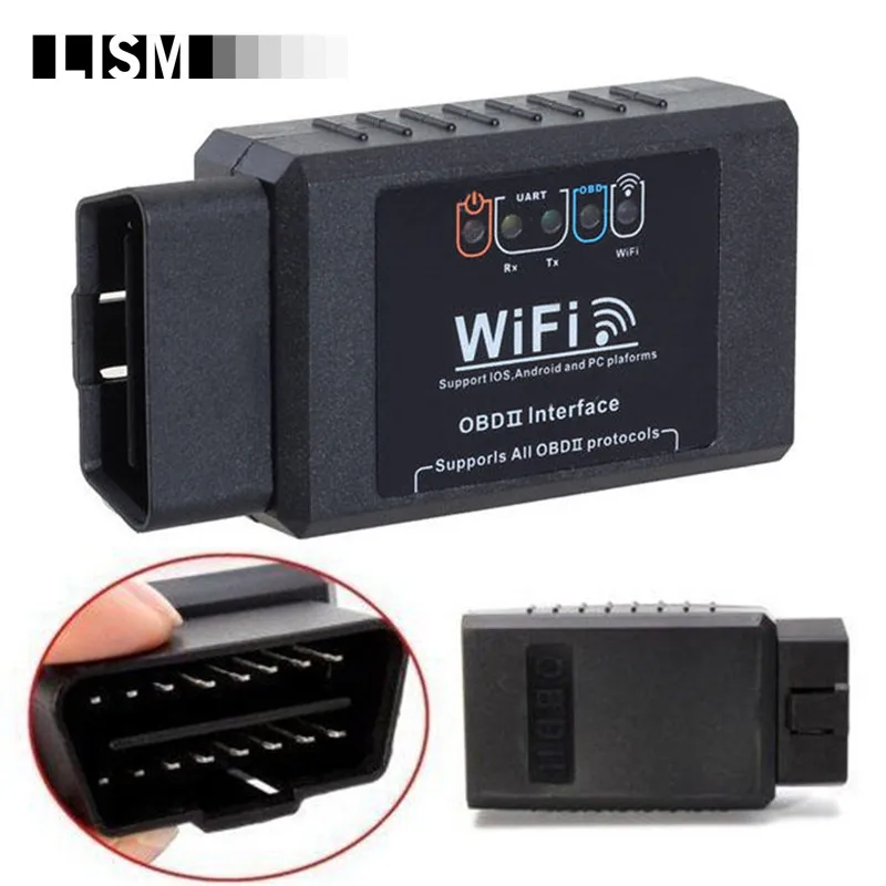 

Smart Mini WiFi ELM327 for iOS for iPhone for iPad Android Wi-Fi Car OBD2 CAN BUS Scanner Intelligent OBD 2 II Diagnostic Tool