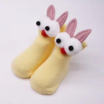 

Baby Boys Girls Infant Spring Cotton Cartoon Socks Warm Anti Slip Floor Sock Leg Warmer