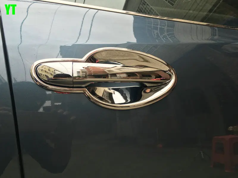 Авто Внешние аксессуары дверные ручки накладка с умным отверстием для mazda 2 2014 2015