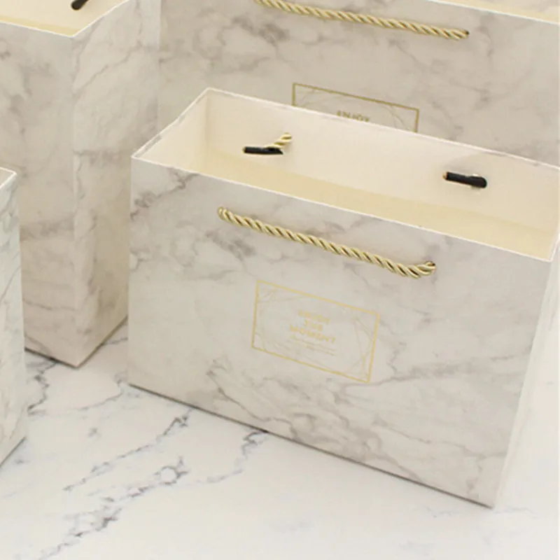 

Small Box Marble Color Vintage Wedding Candy Box Gift Bag Kraft Paper Packaging Cardboard Dragee Gift Bags Wrapping Supplies