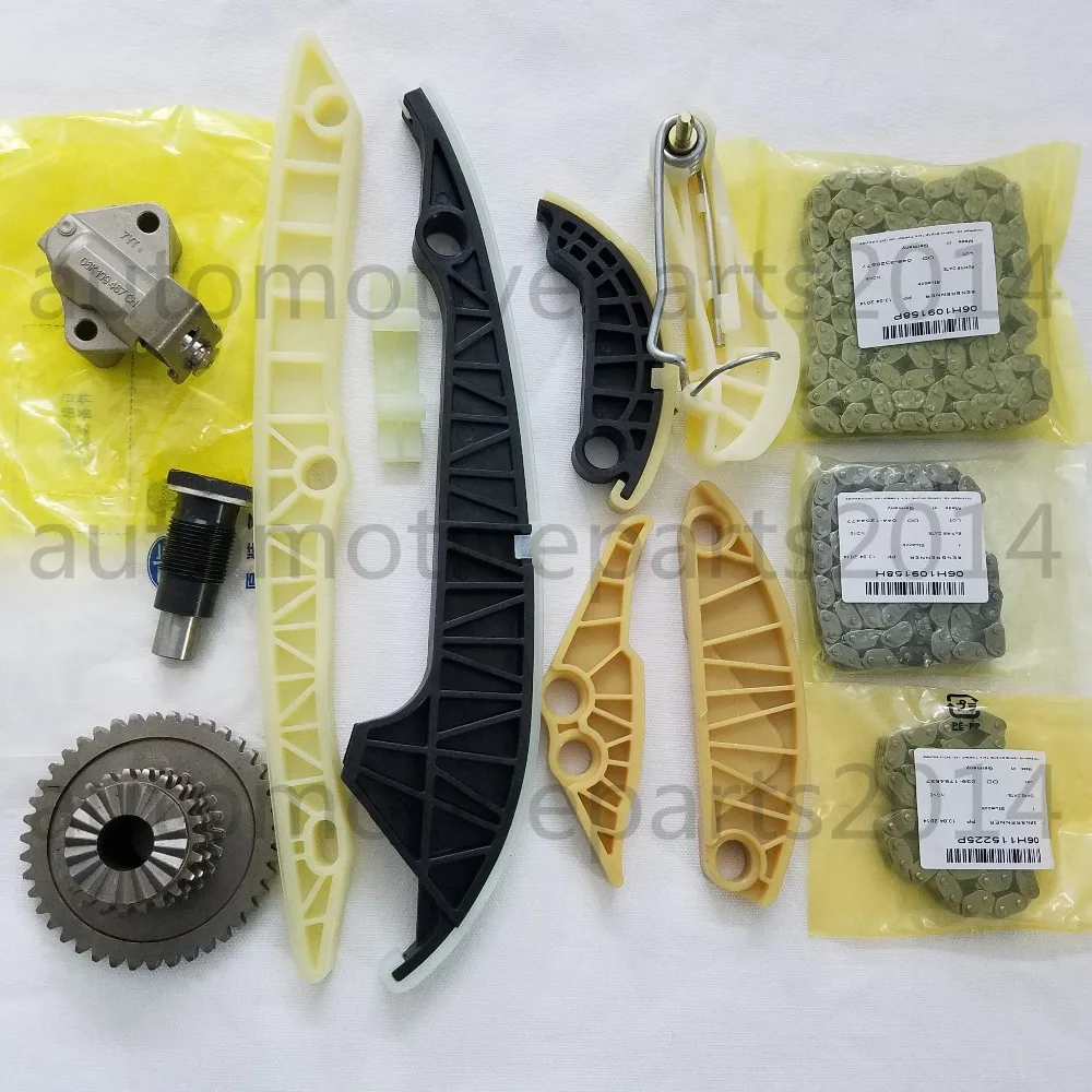 

New Genuine Timing Chain Kit For Audi A3 A4 A5 A6 Q5 VW GTI Tiguan Jetta CC Passat B6 EOS 2.0T 1.8T 2.0 1.8
