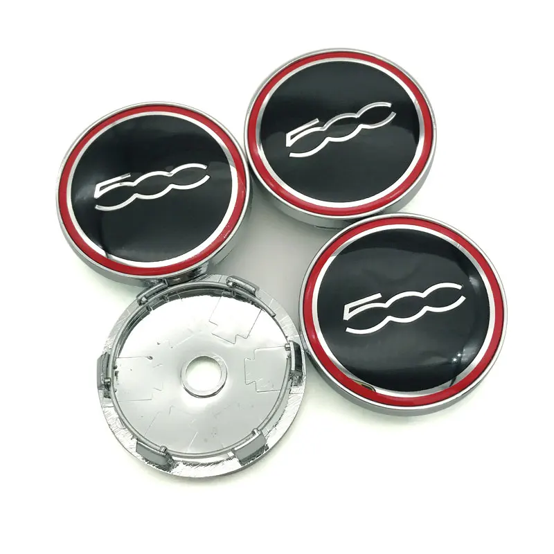 4pcs 6.0cm 60mm for fiat 500 logo car Wheel Center Hub Cap Badge emblem covers 124 125 695 | Автомобили и мотоциклы