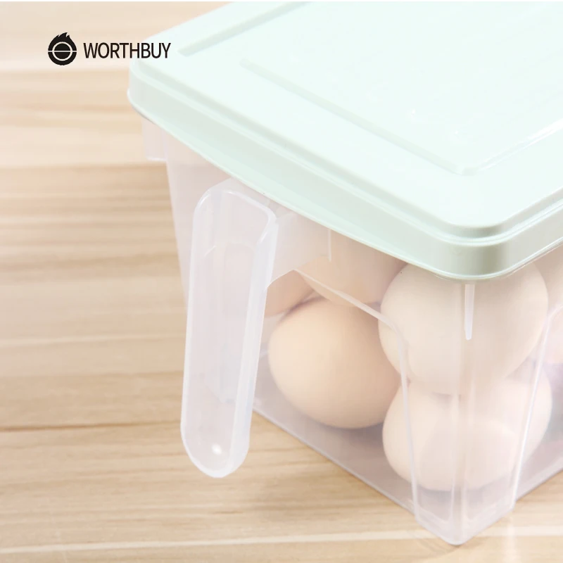 WORTHBUY органайзер для холодильника BPA БЕСПЛАТНО пластиковый контейнер хранения