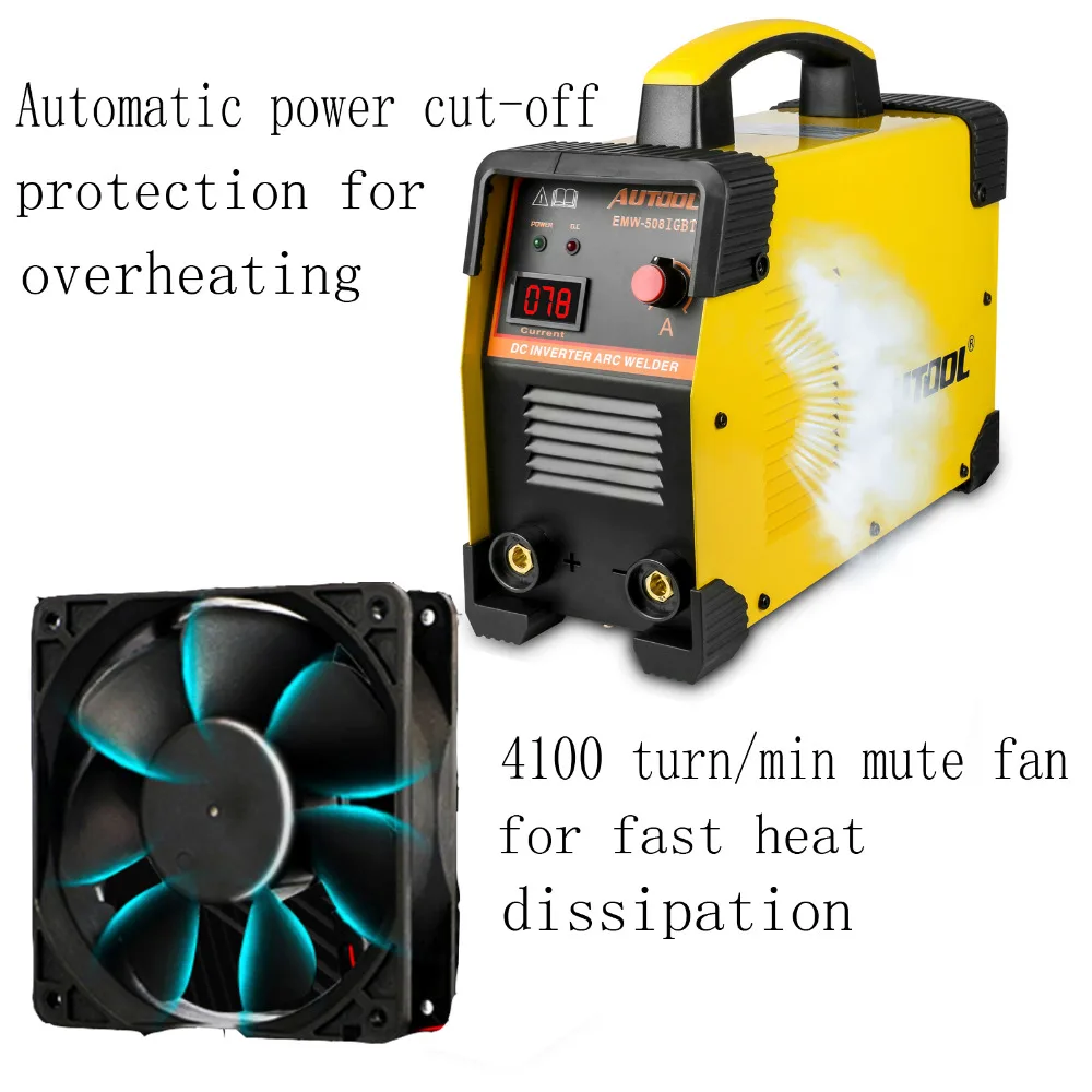 

RU STOCK ! Portable Arc-200 Inverter Welder IGBT 30-160A Handheld Intelligent MMA Welding Machine for Car Repair 220V EU Plug