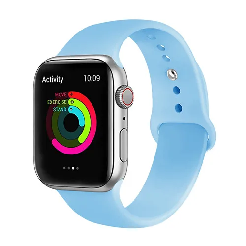 Ремешок для часов apple Watch 5 4 3 band - Цвет ремешка: Light Blue