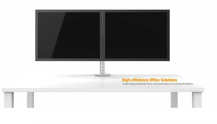 OA-4 Aluminum Alloy Dual Monitor Holder Full