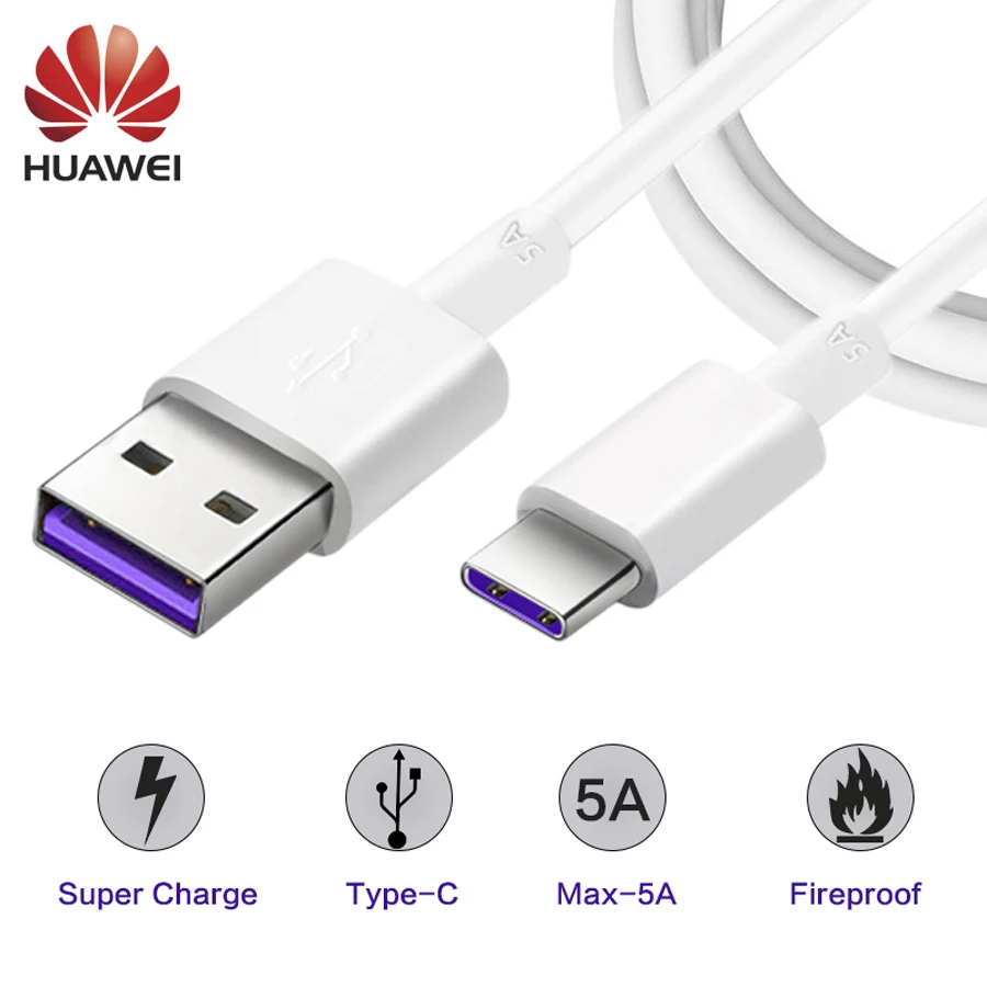 arrebatar velocidad Oportuno Original Huawei Mate 9 10 Pro Cable de cargador P10 más sobrecargar 5A USB  3,1 tipo C honor 8 9 rápido de carga de 1M tipo C Cable de datos|Cargadores|  - AliExpress