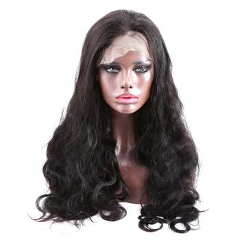 

Links Hair 360 Lace Frontal Wigs Pre Plucked With Baby Hair Body Wave Peruvian Remy Human Hair 8-26 Inches Lace Frontal Wigs For Black Women