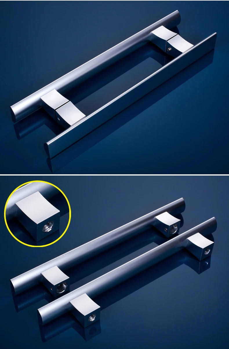 Современная душевая стеклянная дверная ручка для ванной Pull Push ручка раздвижной двери хромированная дверная ручка для душа 210 мм 280 мм 335 мм 400 мм