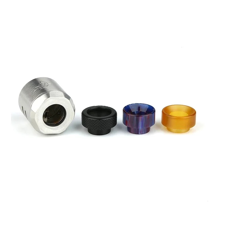 Timesvape APEX 25mm RDA PEI/ Delrin/ Resin 810 drip tips Rebuildable Dripping atomizer for E Cigarette Vape Mod Timesvape APEX 25mm RDA PEI/ Delrin/ Resin 810 drip tips Rebuildable Dripping atomizer for E Cigarette Vape Mod