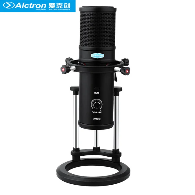 Alctron UR66 USB microphone features 3 capsule to pick up