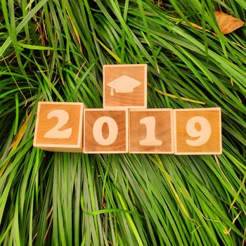 

Wooden Graduation Cap 2019 Blocks For Nursery Bedroom Photo Shoot Decoration Home Graduation Party Anniversary Gift