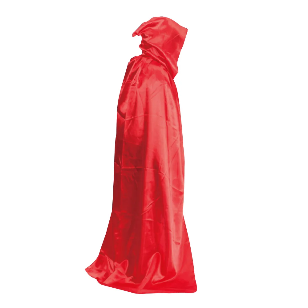 1 шт, 4 размера в стиле «Хеллоуин» для взрослых волшебный волшебник, ведьма пальто-накидка с капюшоном длиной до пола, маскарадный костюм, фестиваль вечерние Продукты Поставки - Цвет: Red XL