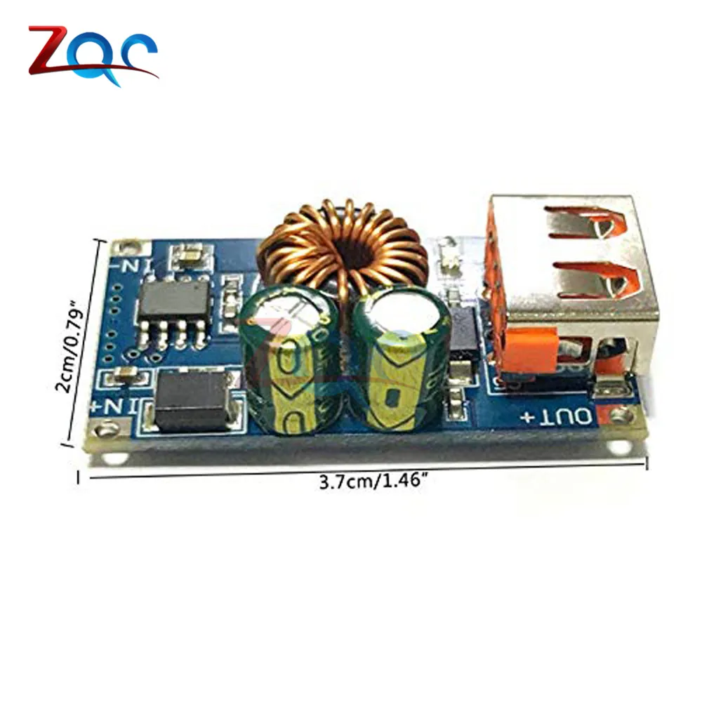 USB DC понижающий модуль 12 В 24 к QC2.0 QC3.0 быстрая зарядка мобильный телефон зарядная
