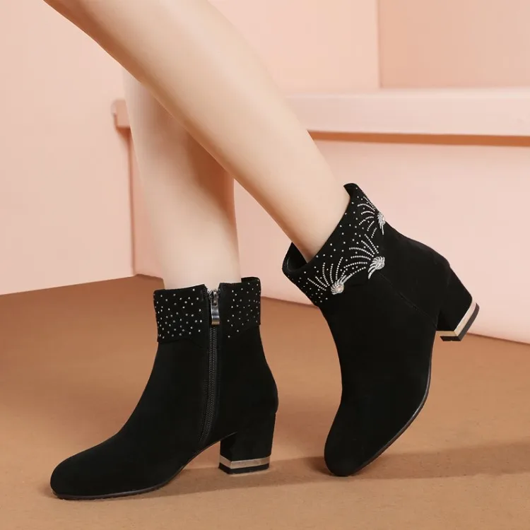 Leder Gre Kuh Neue High Frau e Schnee Gro Schwarz Heels Kn Stiefel 2019 Pelz Schweden chel {zorssar} Winterschuhe Frauen zVSLqGMUp
