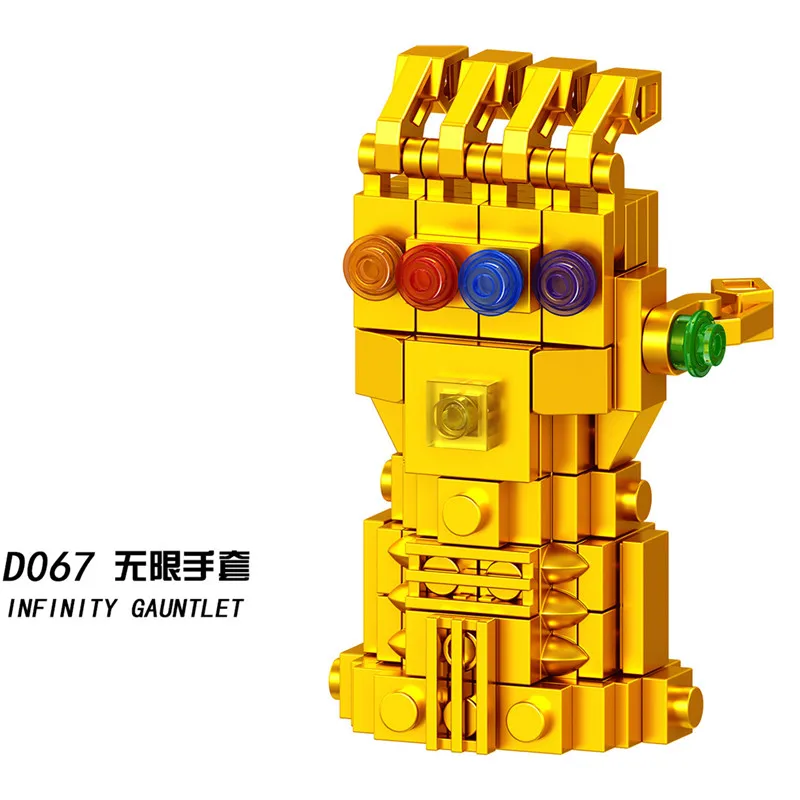 

New The Avengers Thanos Infinite Gauntlet Legoed Puzzle Assembling Model Building Blocks Kit Toys Kids Gifts