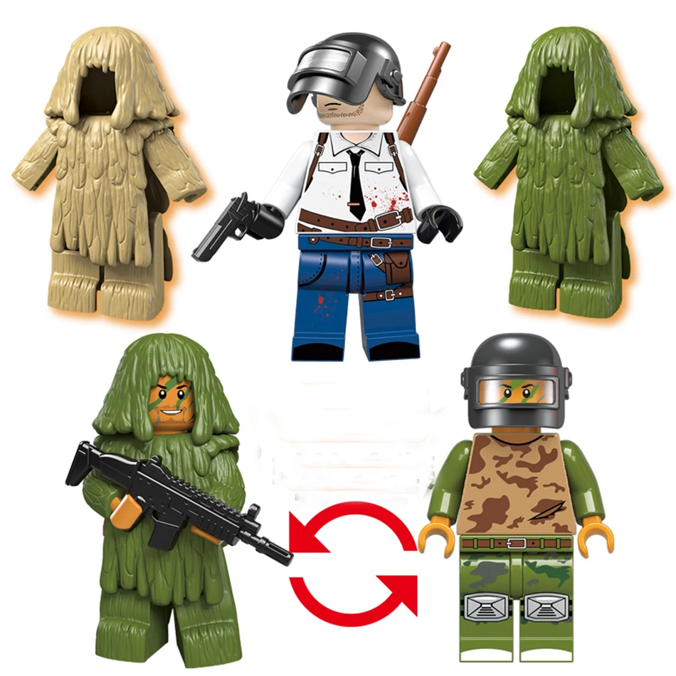 Bricks Military Figure Set PUBG Mini Weapon Gun Playerunknown's Battlegrounds FPS Game kids Toy Legoed PUBG Army Building Blocks Bricks Military Figure Set PUBG Mini Weapon Gun Playerunknown's Battlegrounds FPS Game kids Toy Legoed PUBG Army Building Blocks