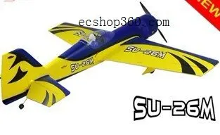 SU 26M foam EPO foam 2 4G RTF rc electric Sporter Airplane 1200mm 47 2in wholesale