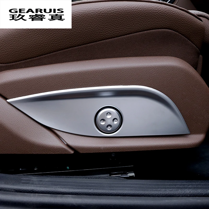 Hotsale ABS Chrome Seat Adjust Switch Button Cover Panel Trim For MercedesBenz GLC/CLS/E/C Class W205 W212 W213 Car Accessories 