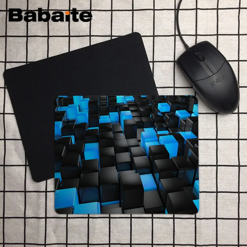 Babaite качественная мышь под заказ коврик 3D вид абстрактный многоцветный волны компьютер Ноутбук Прочный Нескользящий Резиновый коврик для мыши коврик