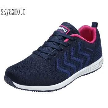 

Skyaxmoto 2018 spring and summer new middle-aged and old non-slip light walking shoes father and mother running caua shoes