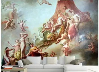 

3d wallpaper custom photo non-woven mural wall stickers Classical angel beauty painting living room wallpaper for walls 3d