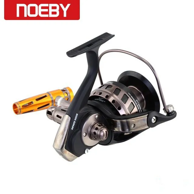 Best price at $145 Cheap NOEBY Full Metal Spinning Fishing Reel 9BB+1 Max Drag 30kg Salt Water Fishing Reels Moulinet Peche Carp Reel Carretes De Pescar