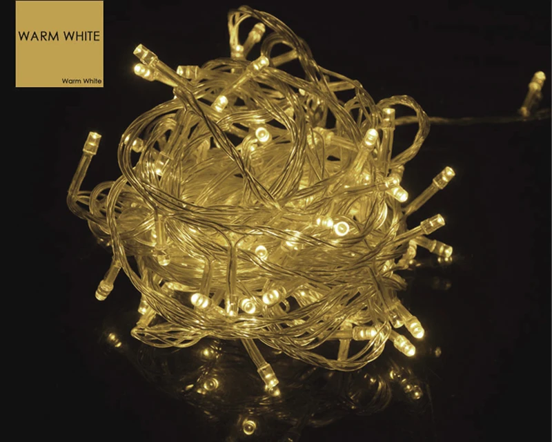 Warm white string light