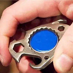 Кемпинг выживания многофункциональный инструмент нож шестерни EDC набор инструментов Регулируемая открывалка для бутылок в форме гаечного